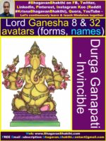 List Of Lord Ganesha Avatars Forms Names Avatars Forms