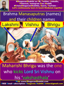 Brahma Manasaputras and their names | Brahma Manasaputras' children ...