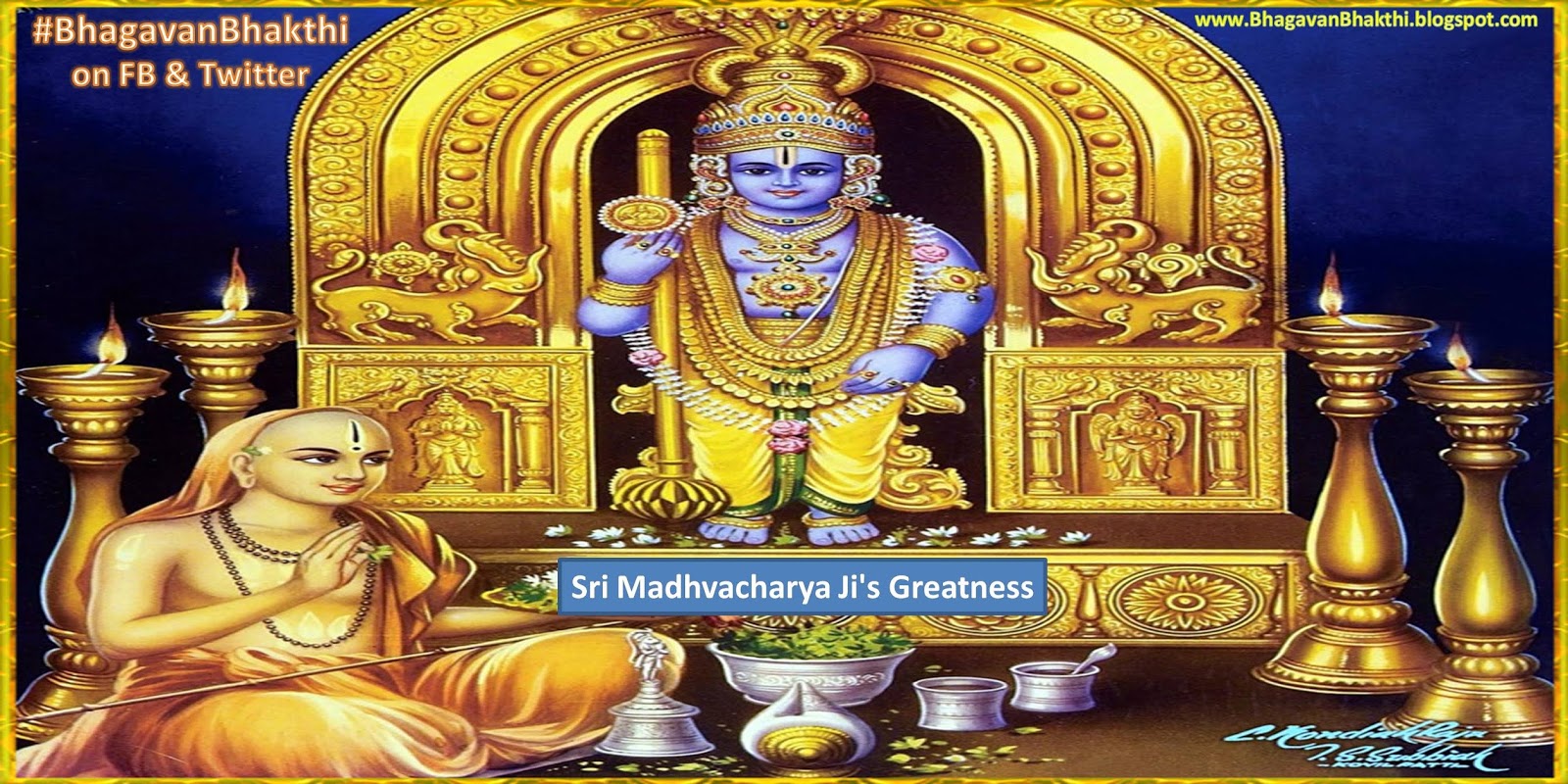 B.N.Gururaj's Home Page: Sri Madhvacharya's Theology - Making over the image  of Bhimasena - 2