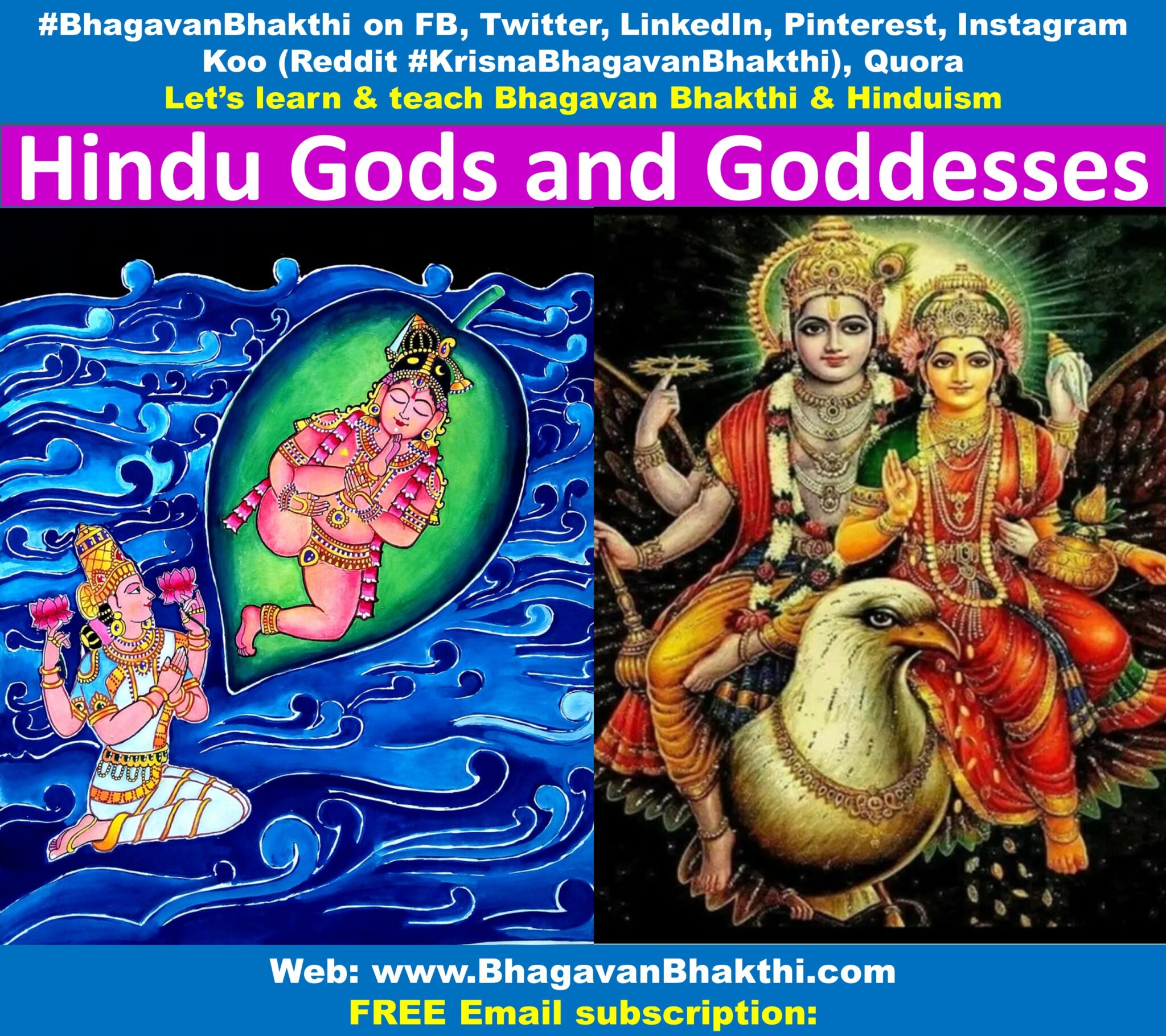 List of Hindu Gods and Goddesses (Deities) names (correct, all, full ...