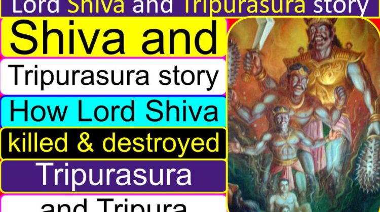 How Lord Shiva killed (destroyed) Tripurasur (full & correct information) | Shiva and Tripurasur story