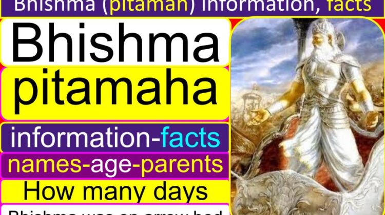 Bhishma (pitamah) information, facts, names, age, parents | How many days Bhishma was on arrow bed