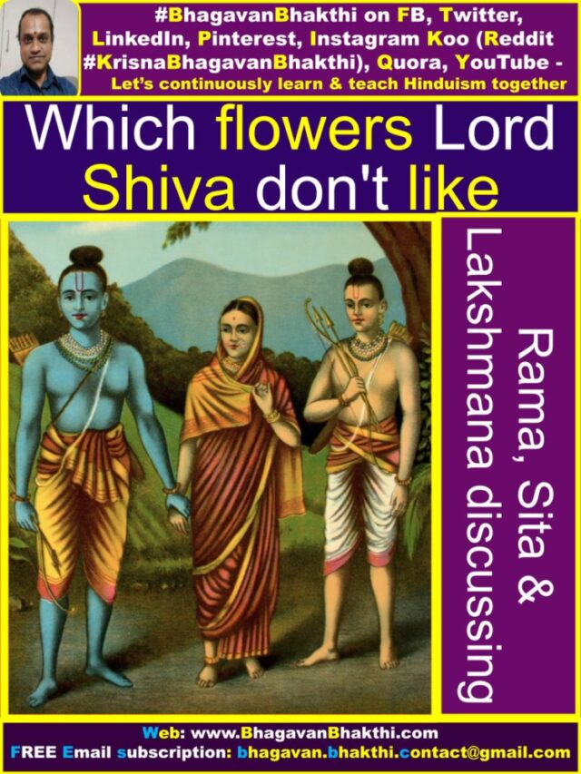 Which Flowers Lord Shiva Don T Like