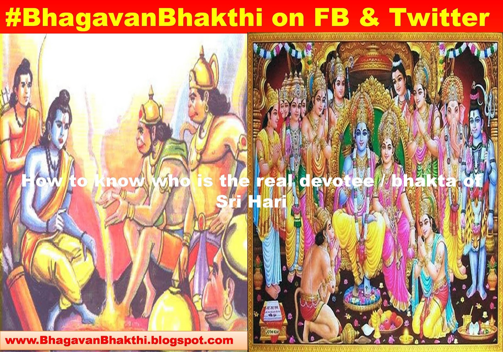 Who is Lord Vishnu (Krishna / Rama) real devotee