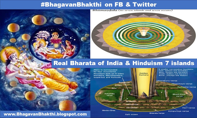 Who is real Bharat of India (what are Hinduism 7 islands)