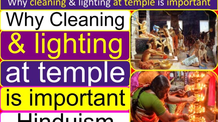 Why cleaning & lighting at temple is important (Hinduism) | Yajnadhvaja story