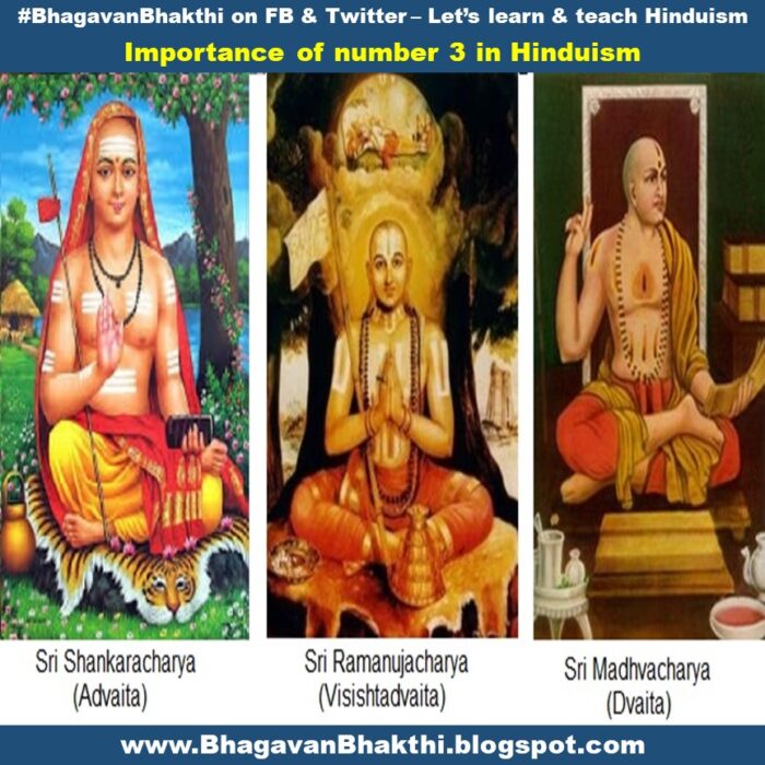 Importance of number 3 in Hinduism (significance) (facts) - Bhagavan ...