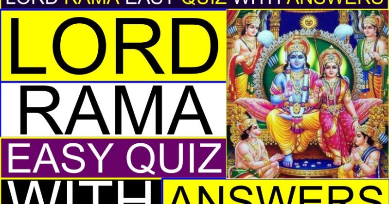 Lord Rama Easy Quiz With Answers