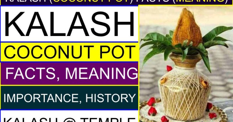 Kalash (COCONUT POT) Facts (Meaning, Importance, Significance, History) in Hinduism | Why is Kalash on top of temple?