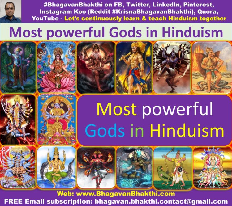 Top 10 Greatest Hindu Gods in India Who are the 3 most powerful Hindu ...