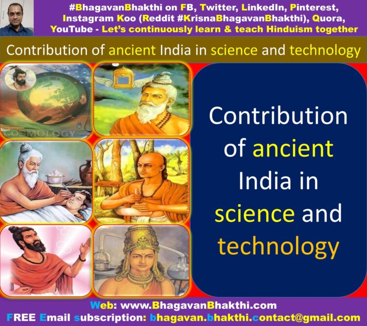 write an essay on science and technology in ancient india